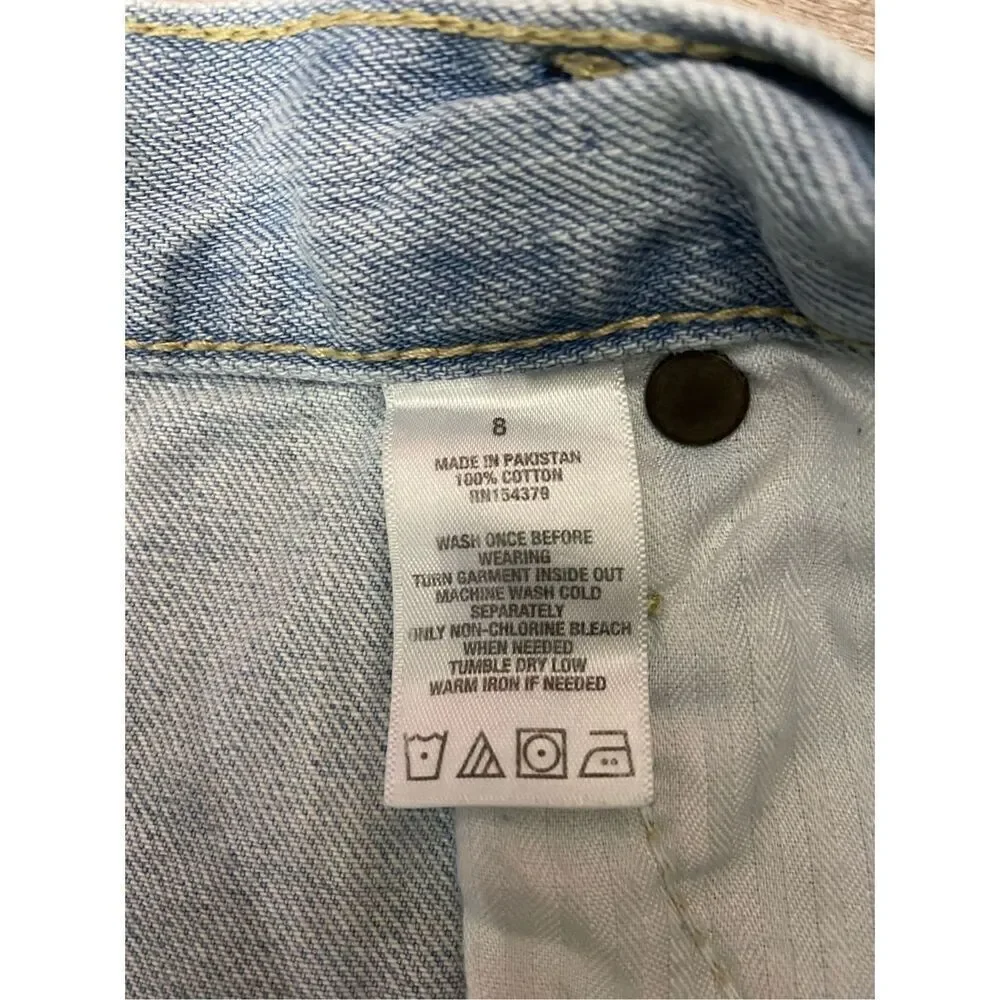 Aeropostale Aero Cheeky Jean Shorts Size 8